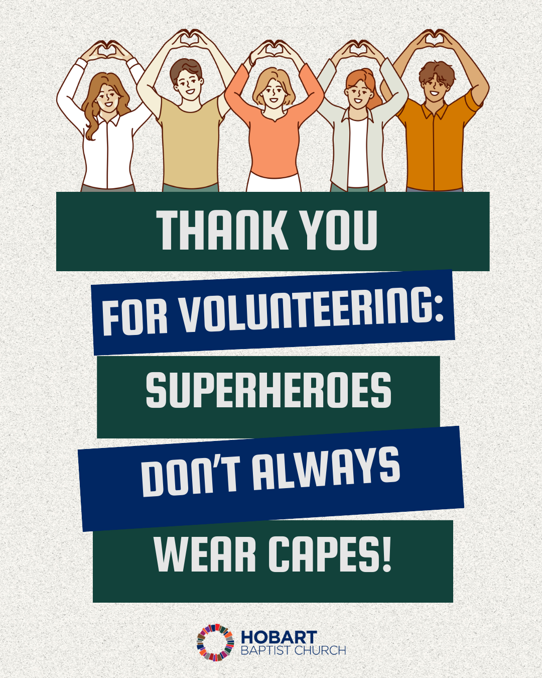 Thank you for volunteering